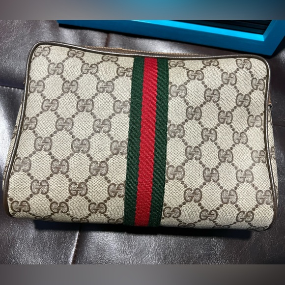 Authentic GG sherry line toiletry pouch - Picture 2 of 13